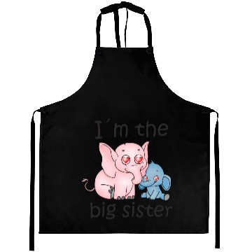 Discover I'm the Big Sister B Aprons
