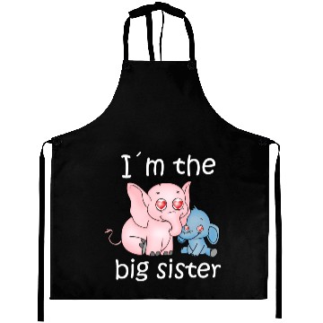 Discover I'm the Big Sister Aprons