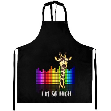 Discover giraffe high level music tranquilizer disco gamer Aprons