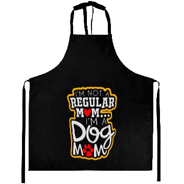 Discover Dog Mom Dark Heather Aprons