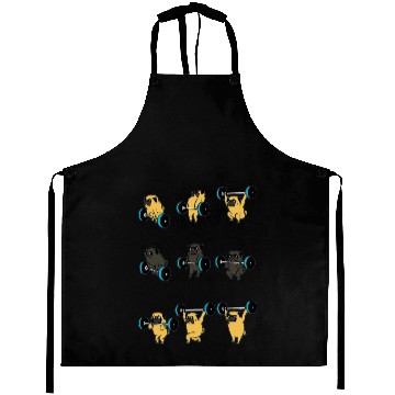 Discover Pug Gym Aprons
