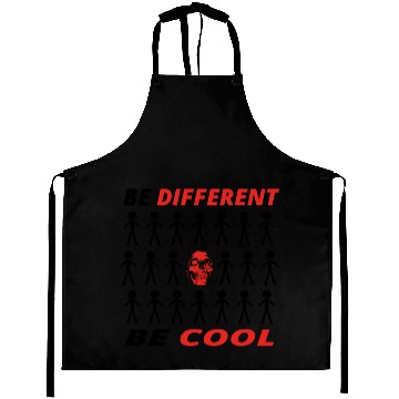 Discover BE DIFFERENT anders king cool skull totenkopf bone Aprons