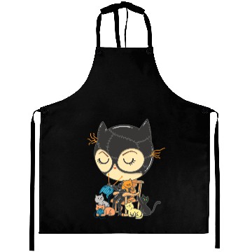 Discover cats woman Aprons