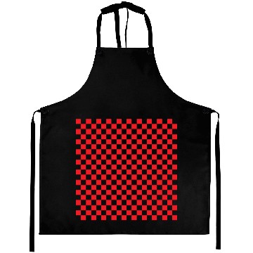 Discover Red Checkerboard Aprons