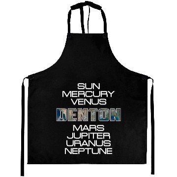 Discover Solar System Planet Earth Denton Gift Aprons