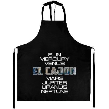 Discover Solar System Planet Earth El Cajon Gift Aprons