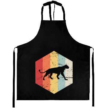 Discover Retro 70s Mountain Lion Aprons