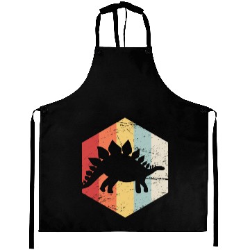 Discover Retro 70s Stegosaurus Aprons