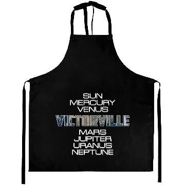 Discover Solar System Planet Earth Victorville Gift Aprons