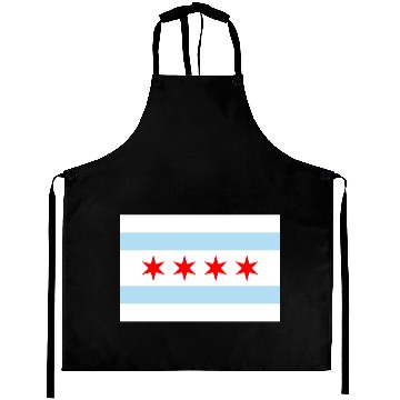 Discover Chicago Flag Aprons