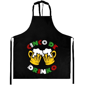 Discover Cinco De Drinko Aprons - Funny Beer Drinking