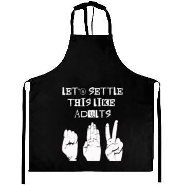 Discover New Rock Paper Scissors Settle this like adults Aprons