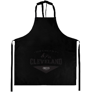 Discover Dream it Wish it Do it Cleveland Ohio Aprons