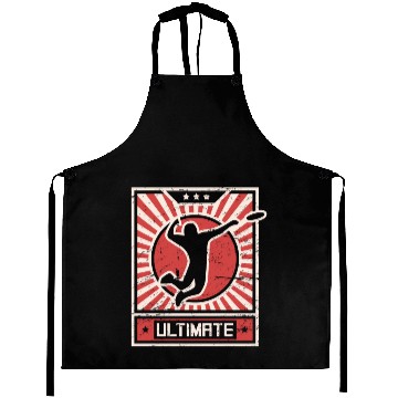 Discover ULTIMATE Frisbee | Propaganda Poster Aprons