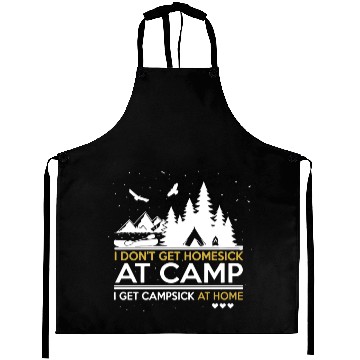 Discover i don t get home sick at camp i get campsick at ho Hawaiians Aprons