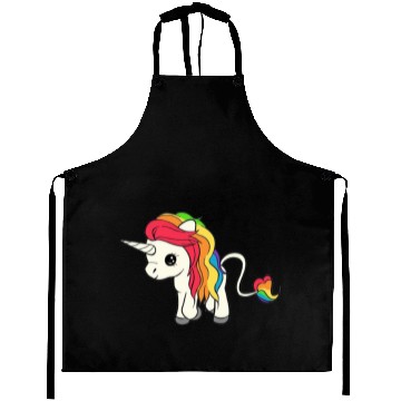 Discover Rainbow Unicorn Aprons