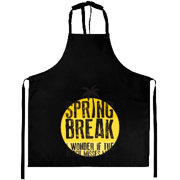 Discover SPRING BREAK IS ON Aprons