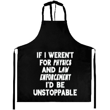 Discover Physics and law enforcement science gift Aprons