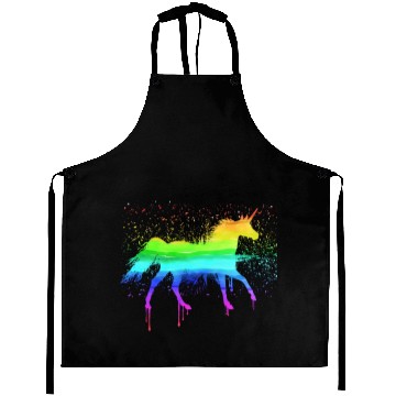 Discover Rainbow Unicorn Aprons