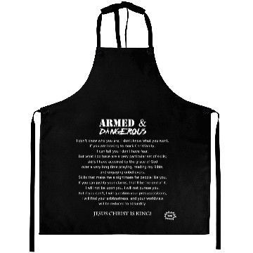 Discover Armed and Dangerous Aprons