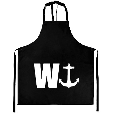 Discover W Anchor Funny Aprons