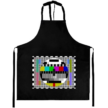 Discover TV Video Test Pattern Screen Aprons