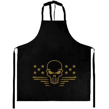 Discover American Gun Skull Aprons