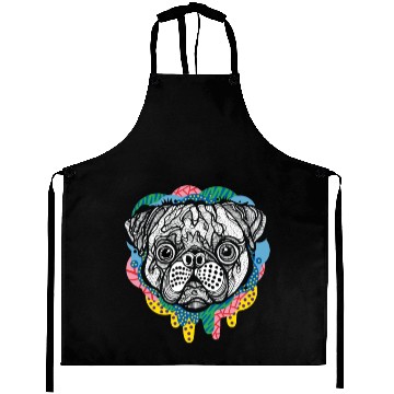 Discover pug face Aprons