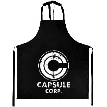 Discover capsule corp Aprons