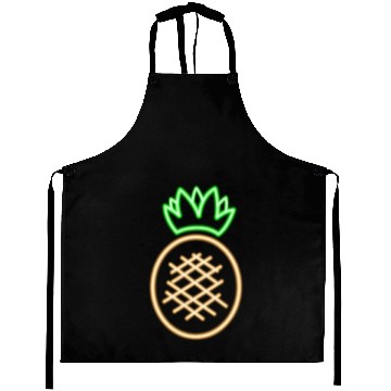 Discover Neon Pineapple Pocket Glow Party Fruit Costume Aprons
