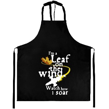 Discover i'm a leaf on the wind Aprons