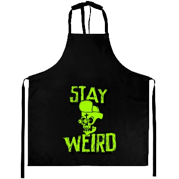 Discover Stay Weird - Crazy Hip Hop Skull Aprons