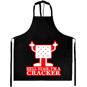 Discover Hell Yeah I’m A Cracker ©WhiteTigerLLC.com Aprons