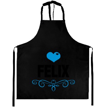 Discover Felix, Love, Hearts, Baby, Boys, Birthday, Gifts Aprons