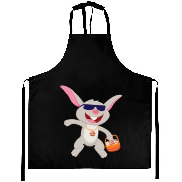 Discover Silly Funny Easter Bunny with Sunglasses Egg Hunt Aprons