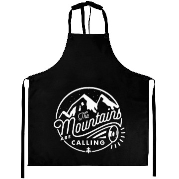 Discover The Mountains Are Calling Aprons