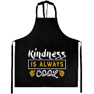 Discover Kindness friendly kind manners smile gift idea Aprons