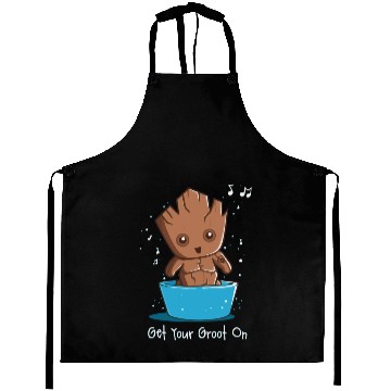 Discover Get Your Groot On Aprons