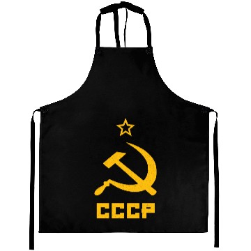 Discover Hammer sickle star as a gift idea Aprons