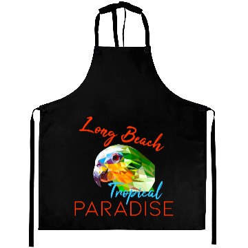 Discover Parrot Long Beach lettering Aprons