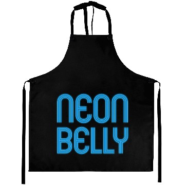 Discover Jiu Jitsu BJJ Neon Belly Blue Light Aprons