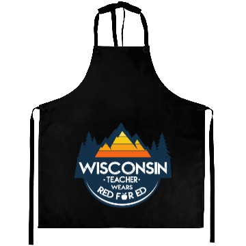 Discover Wisconsin Teacher Wears Red For Ed Aprons