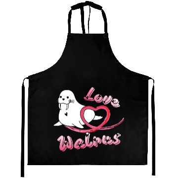 Discover Love Walrus Aprons