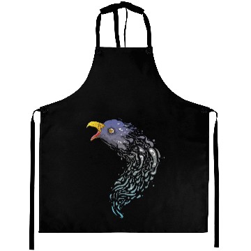 Discover Eagle Jelly Creative Sketch Style Art Cartoon Aprons