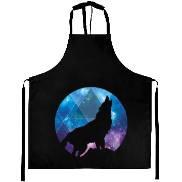 Discover Galaxy Wolf Aprons