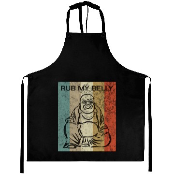 Discover Buddha Luck Vintage Retro Style Grunge Aprons