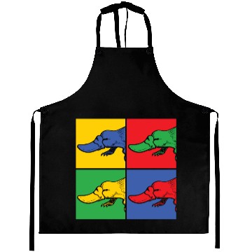 Discover Platypus Popart Aprons