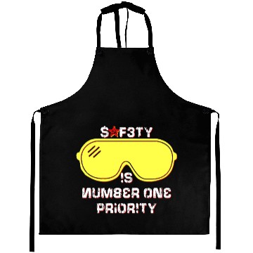 Discover Safety Is Number One Priority - Crazy Russian Hacker Safetyglasses Aprons