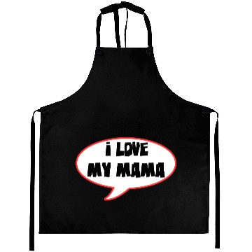 Discover Bold Family Love Speech Bubble Design Aprons
