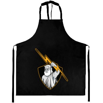 Discover Electrician I Lightning Thunder and Zeus Gift Aprons